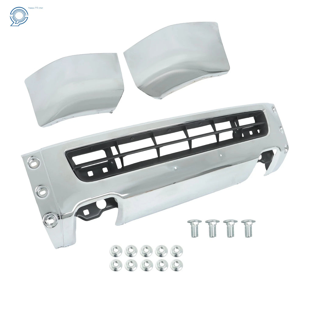 Steel Front Bumper for Nissan NV1500 NV2500 NV3500 (2012–2021) Chrome