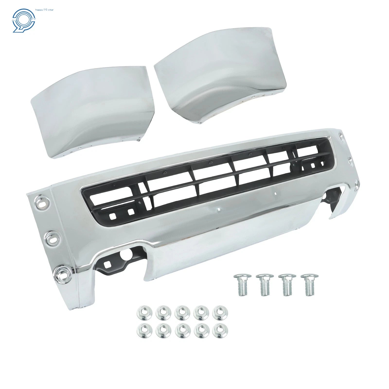 Steel Front Bumper for Nissan NV1500 NV2500 NV3500 (2012–2021) Chrome
