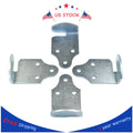 Set of 4 Utility Trailer Wood Sides Latch Rack Corner Brackets for Stake Body