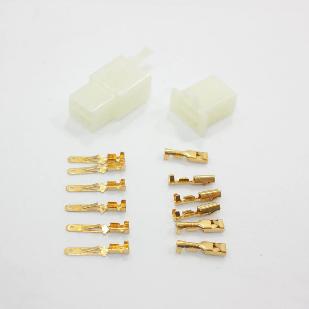 6 Pins Male Female Wiring Loom Plug Socket for ATV Buggy (PIT PRO Quad)