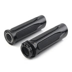 Black Soft Touch Hand Grips for Harley Touring Street Road Glide (2009-2023)