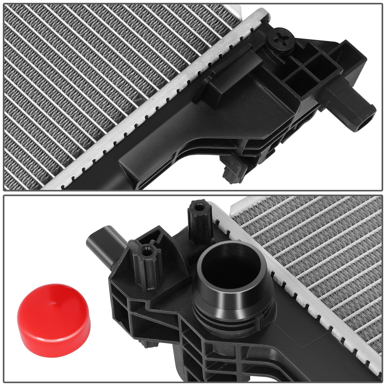 Aluminum Radiator for Fiat 500X Jeep Renegade 1.3L Turbo (2019–2023) DPI13904