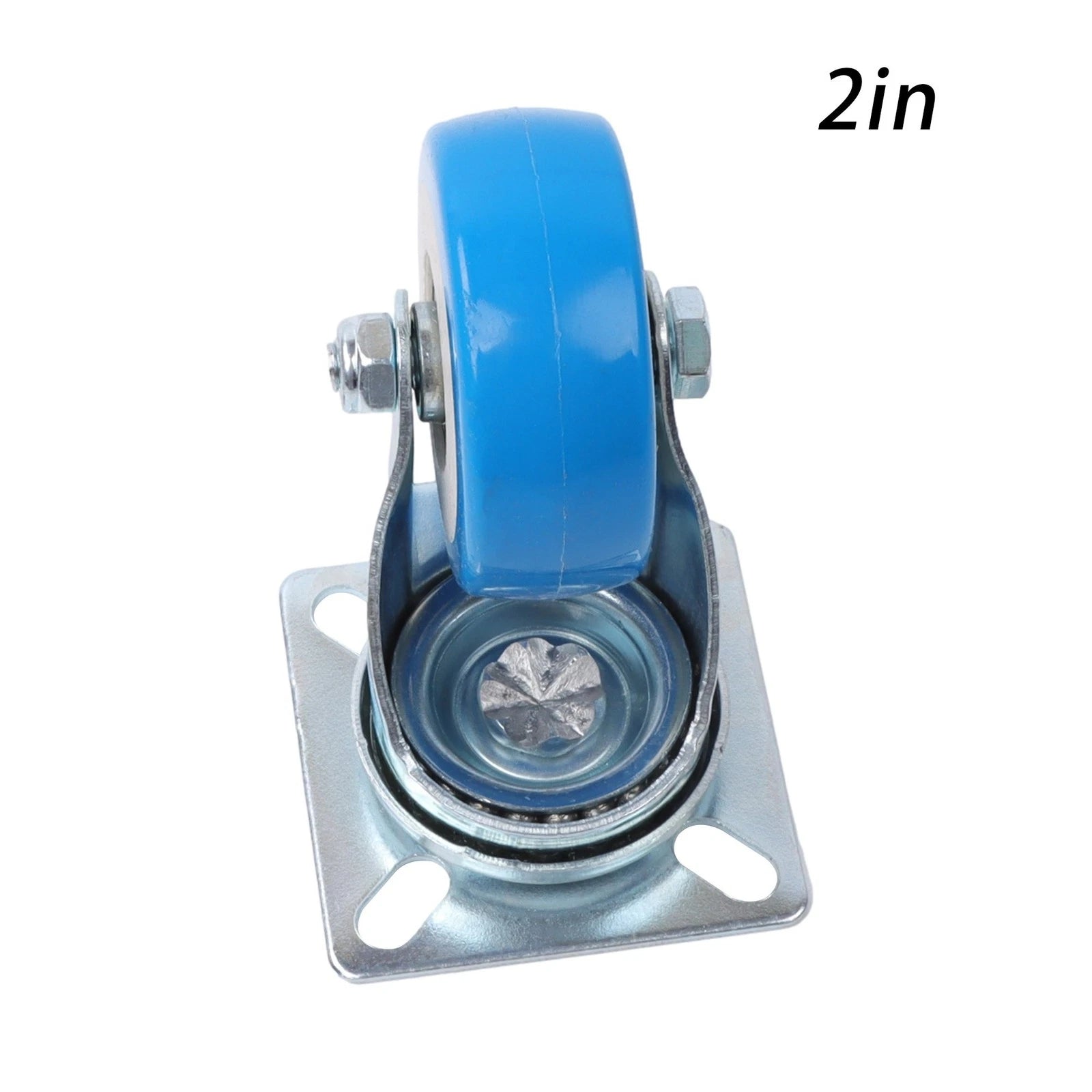 Set of 24 Blue 2" Swivel Caster Wheels for Various Applications