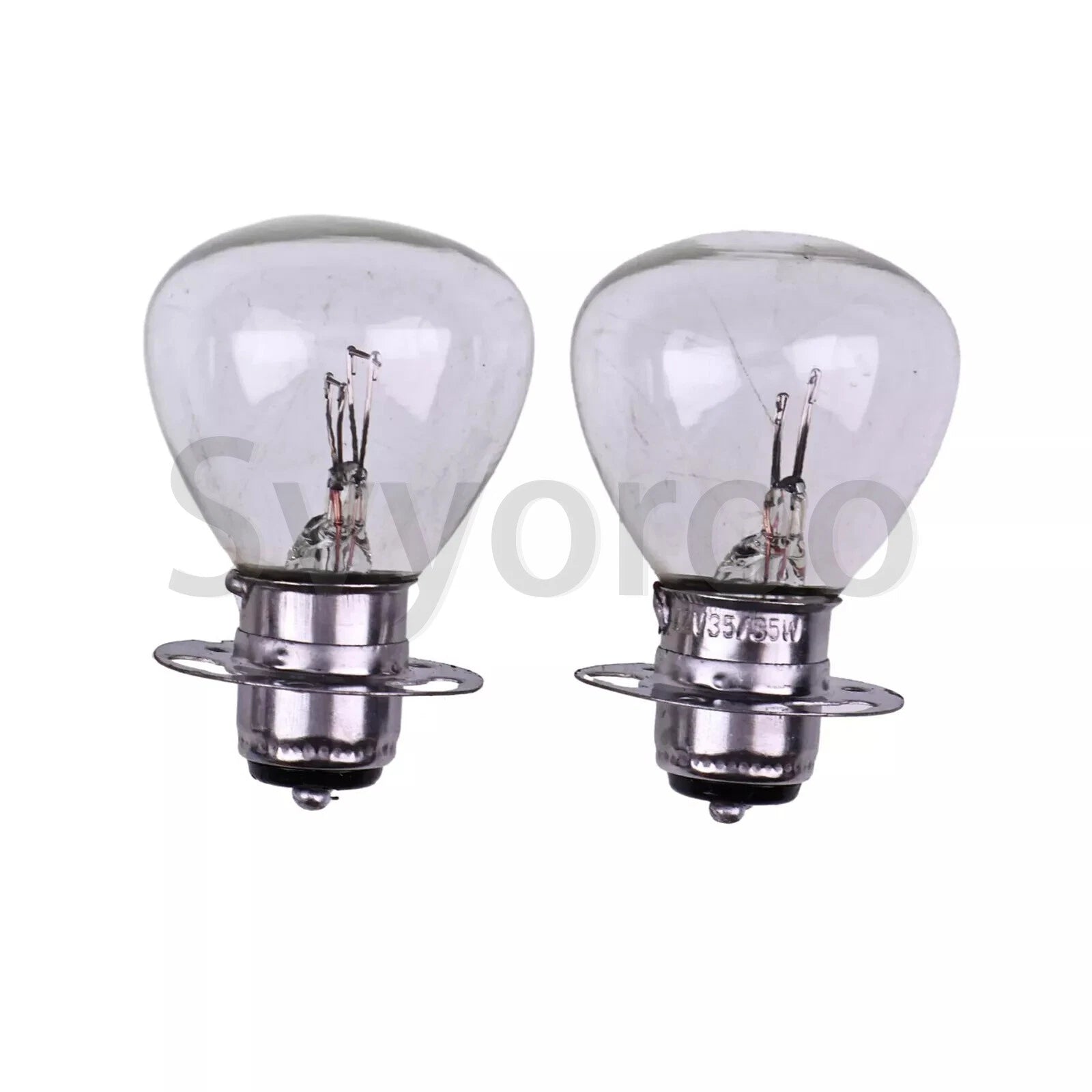 2Pcs 12V 35/35W Light Bulbs 34150-34620 for Kubota Tractor L175 L1500 L225 L345 (1970–2023)