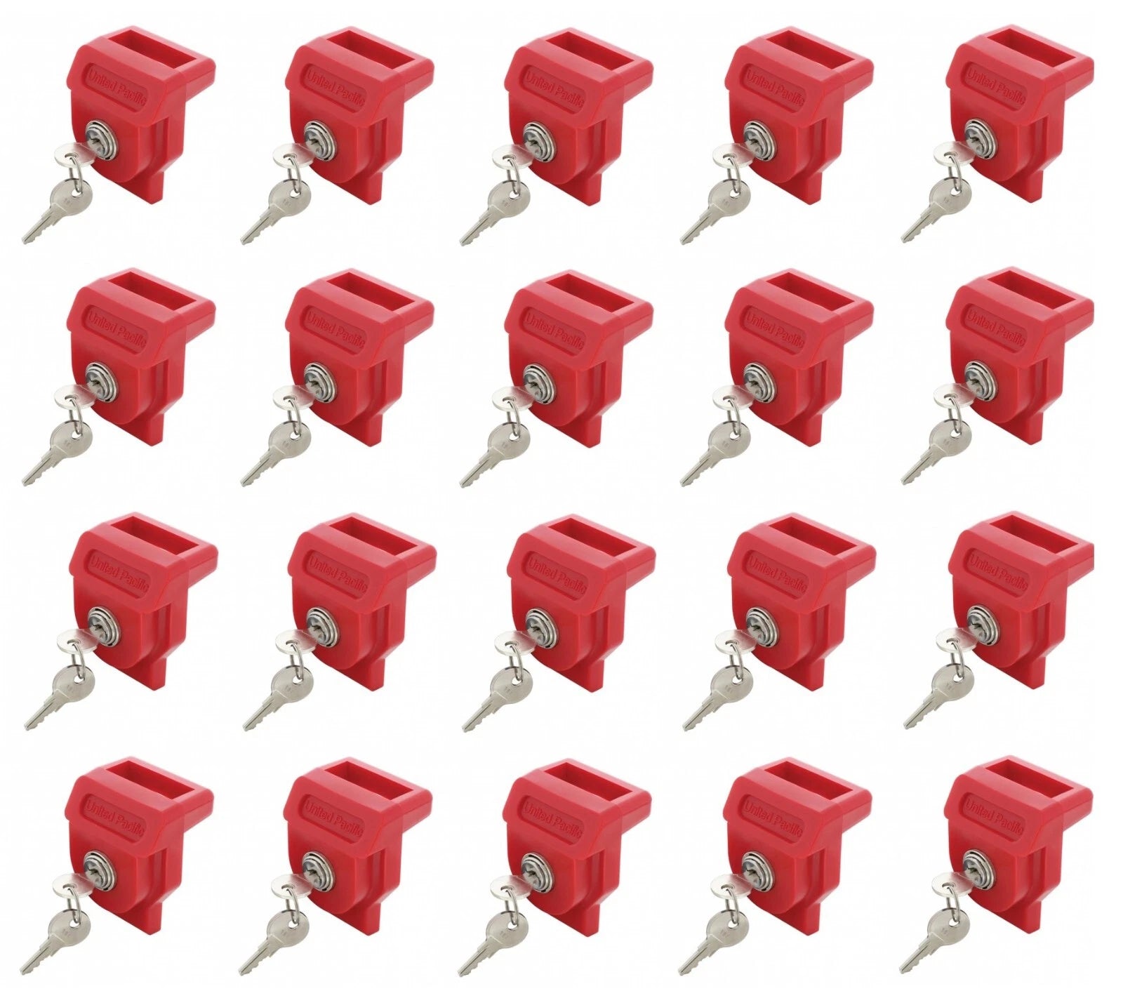 Glad Hand Locks w/ Keys Keyed Alike for Universal Trailer Set (1 Pack)