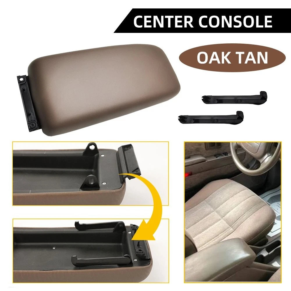 Center Console Lid & Latch for Toyota Tacoma 1995–2000, 4Runner 1996–1998