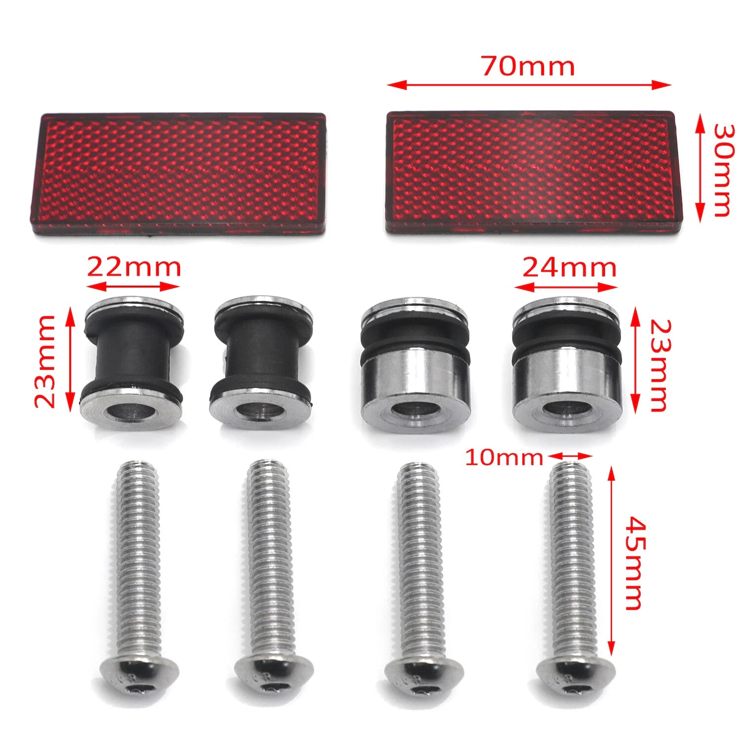Sissybar Docking Hardware Kit for Harley Softail (2003–2017)