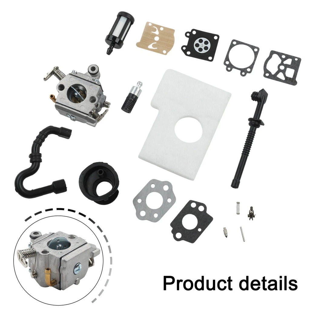 Carburetor Kit for Stihl MS170 MS180 (with Fuel & Oil Filters)