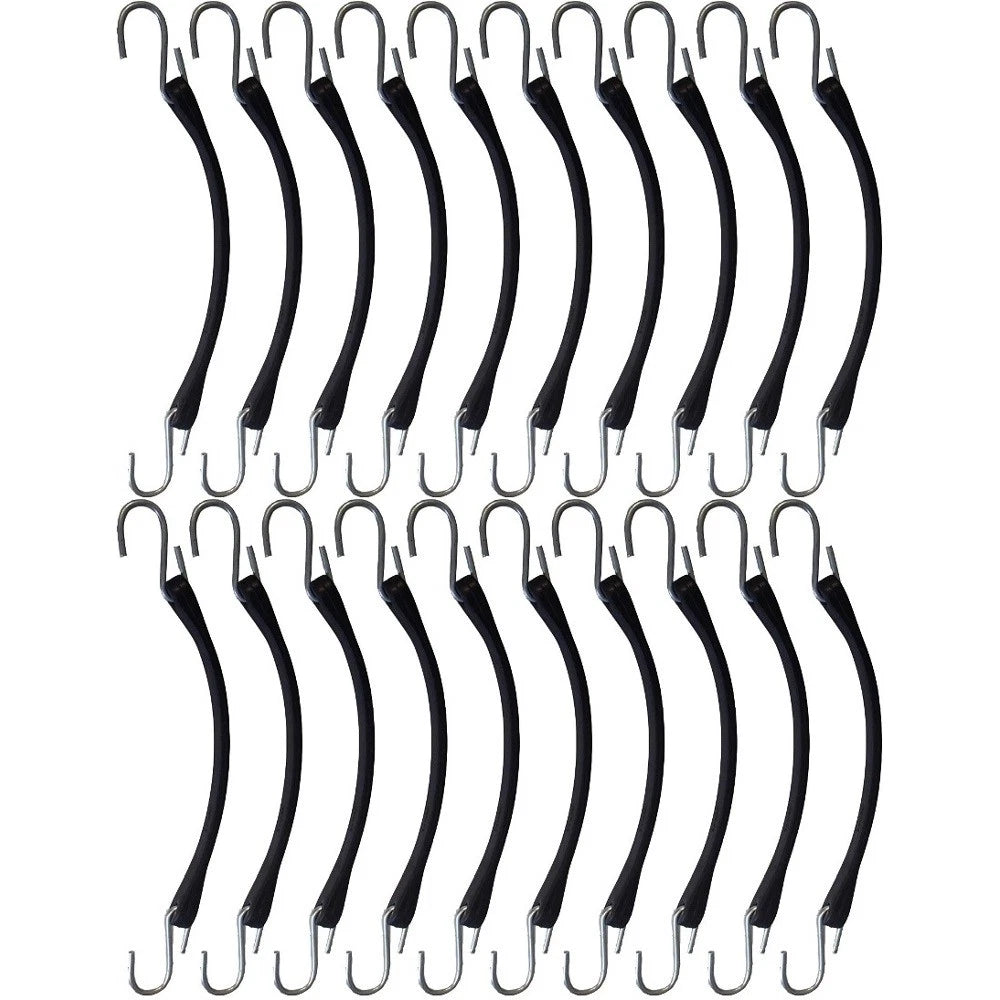 Pack of 20 9" Black Rubber Tarp Straps for JB RTS-2009 (2009)