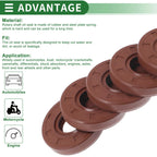 Set of 5 Oil Seal Rotary Shaft Seal FKM Rubber 17x40x8mm