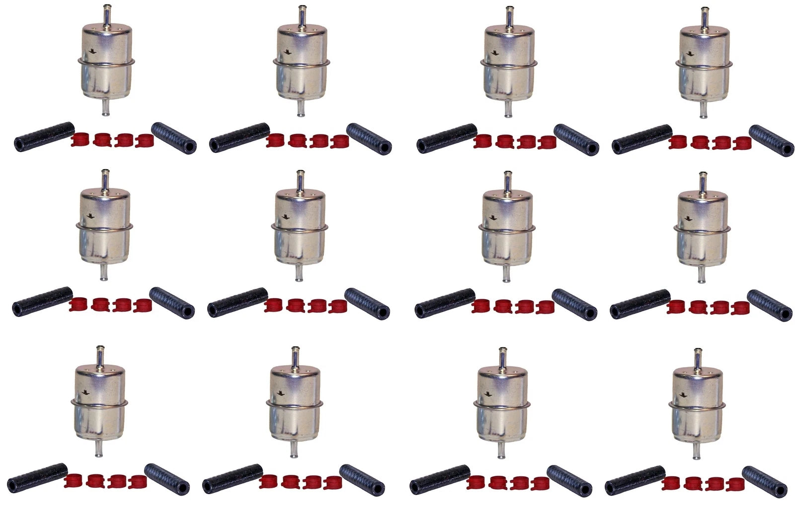 Set of 12 Fuel Filters for Fiat 124, Jeep DJ3, Saab 95, Sonett Fastback