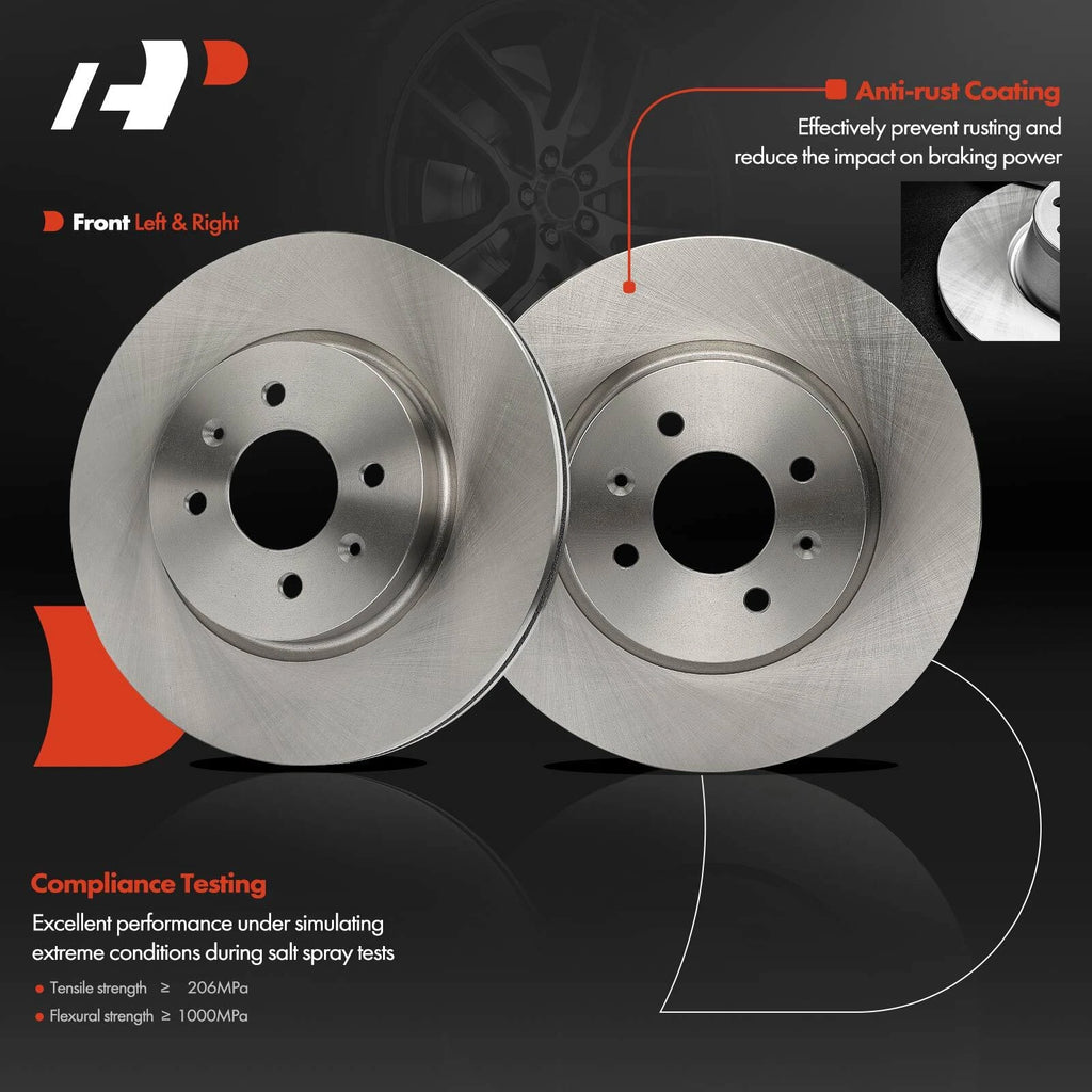 Front Disc Brake Rotors for Hyundai Accent (2018-2020)