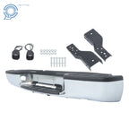 Chrome Rear Step Bumper for Chevy S10 Sonoma Fleetside (1998-2004)