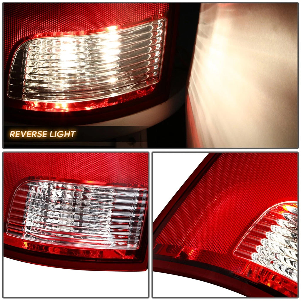 Tail Lights for Ram 1500/2500/3500 (2009–2024) Red Lens w/Bulbs