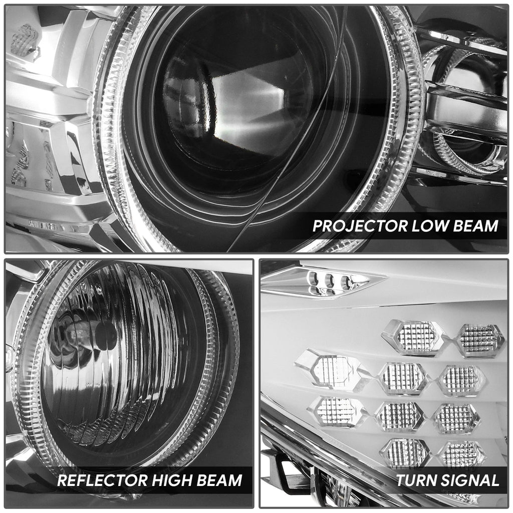 Passenger Right Projector Headlight for BMW 528i 535i 550i M5 (2011–2013)