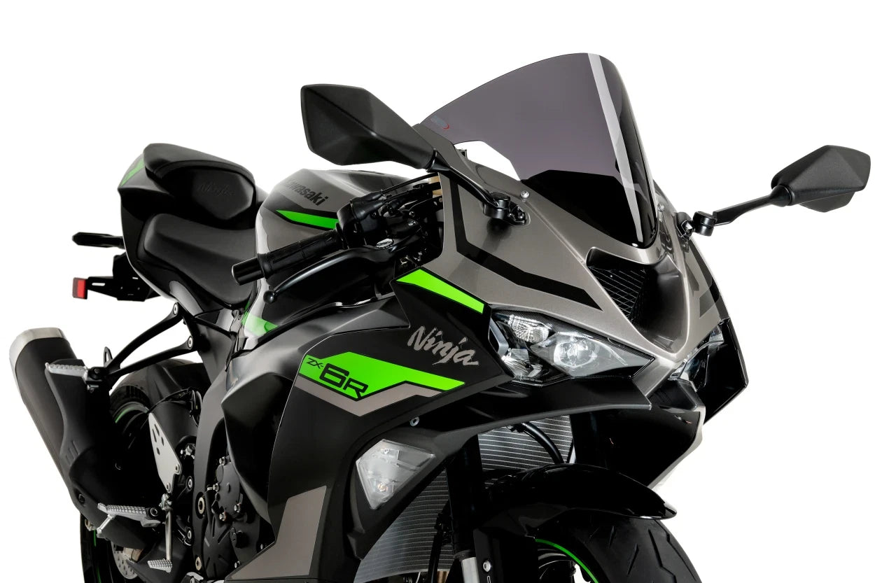 Windscreen R Racer Dark Smoke for Kawasaki