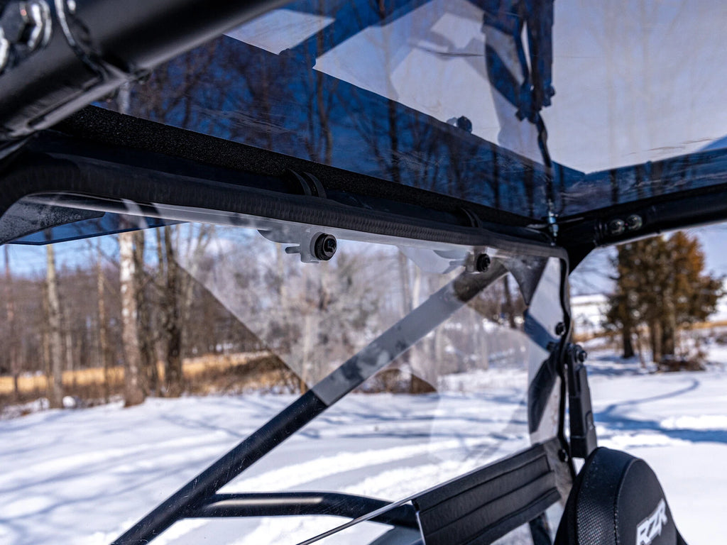 SuperATV Heavy Duty Rear Windshield for Polaris RZR Trail 900 / S 1000 (2021–2023)