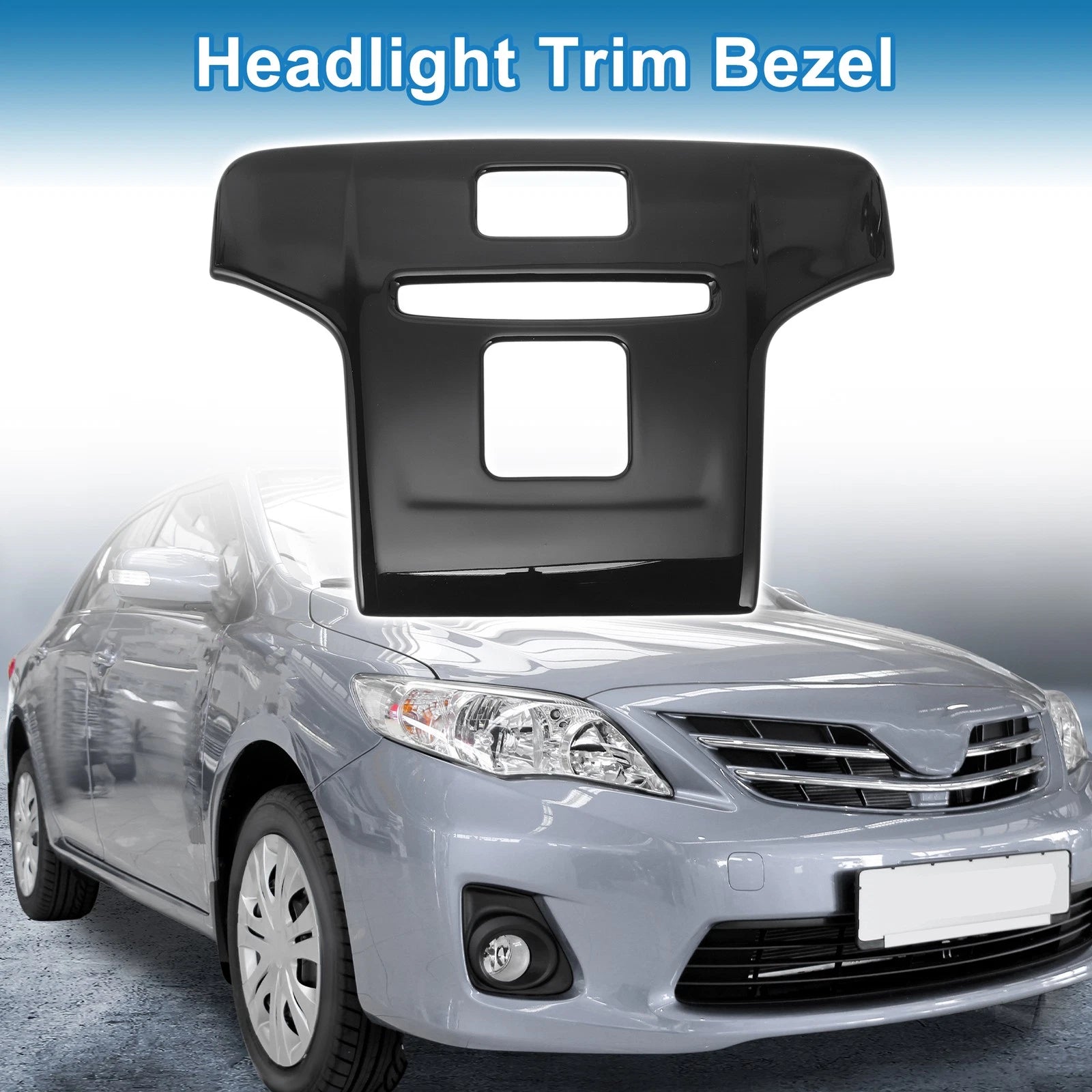 1 Pcs Headlight Trim Bezel for Toyota Corolla (2019–2020) ABS