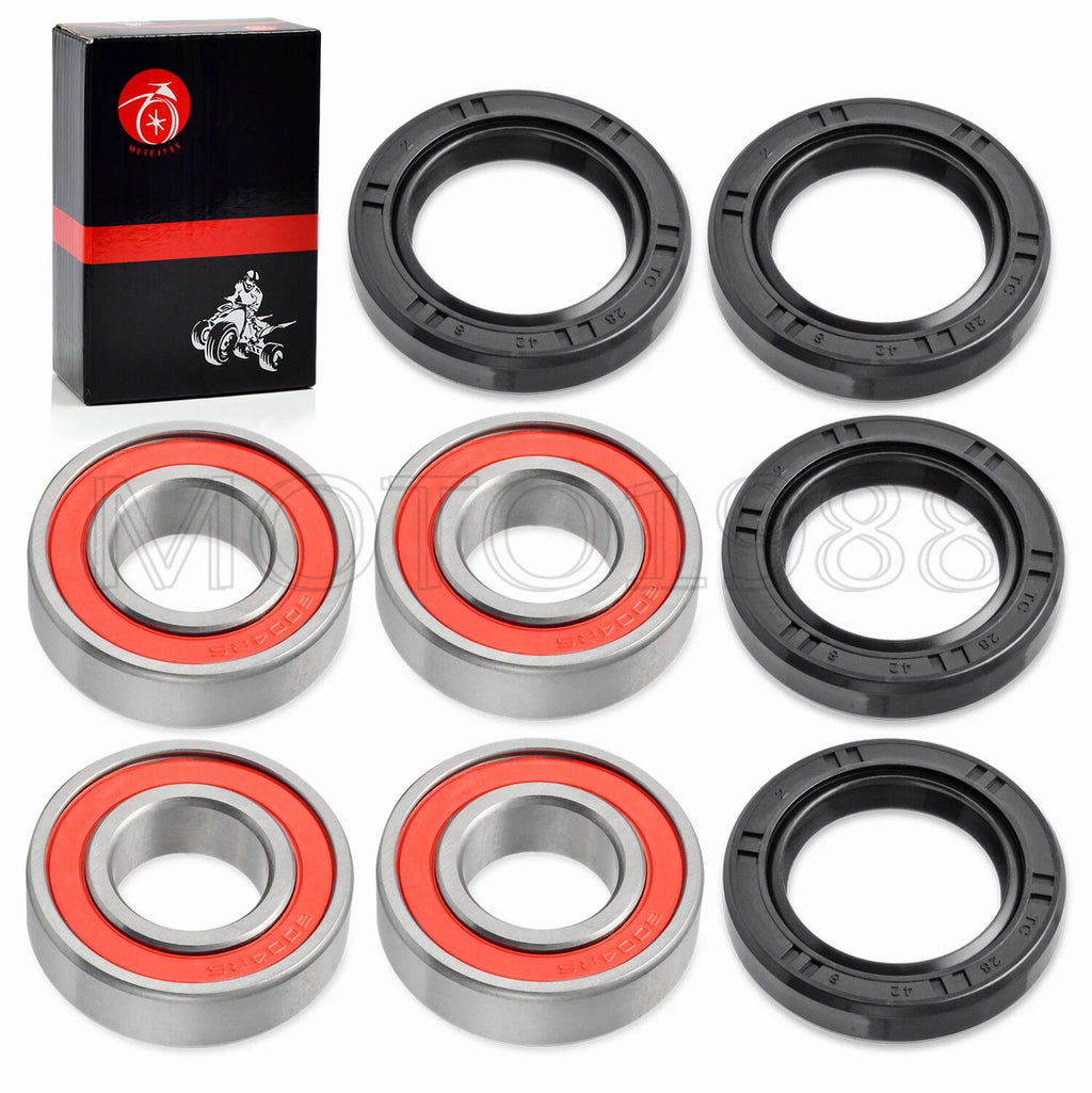 Front Wheel Bearing & Seal for Honda Rancher TRX350, Recon 250, FourTrax 200 (2000–2023)