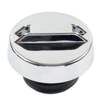 Chrome Vented Gas Fuel Tank Cover for Harley Fat Boy, Electra, Street, Road Glide (1990-2023)