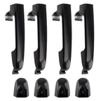 Set of 4 Exterior Door Handles for Hyundai Elantra (2006–2012) Black 82652-2H000