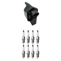 Set of 8 Hitachi Ignition Coils & Denso Platinum Spark Plugs for Ram 1500 (1994–2001)