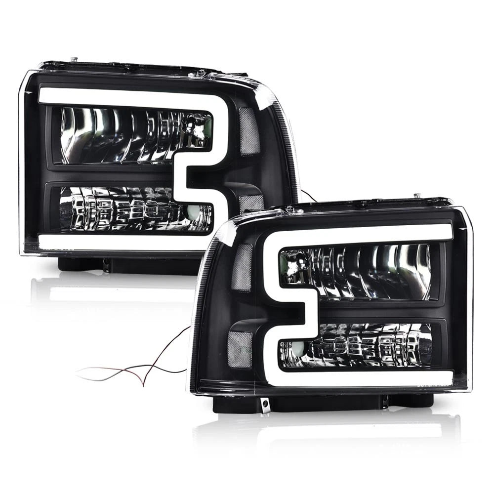 LED Bar Headlights for Ford Super Duty F250/F350/F450/F550 (2005–2007)
