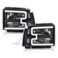 LED Bar Headlights for Ford Super Duty F250/F350/F450/F550 (2005–2007)