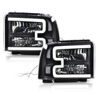 LED Bar Headlights for Ford Super Duty F250/F350/F450/F550 (2005–2007)
