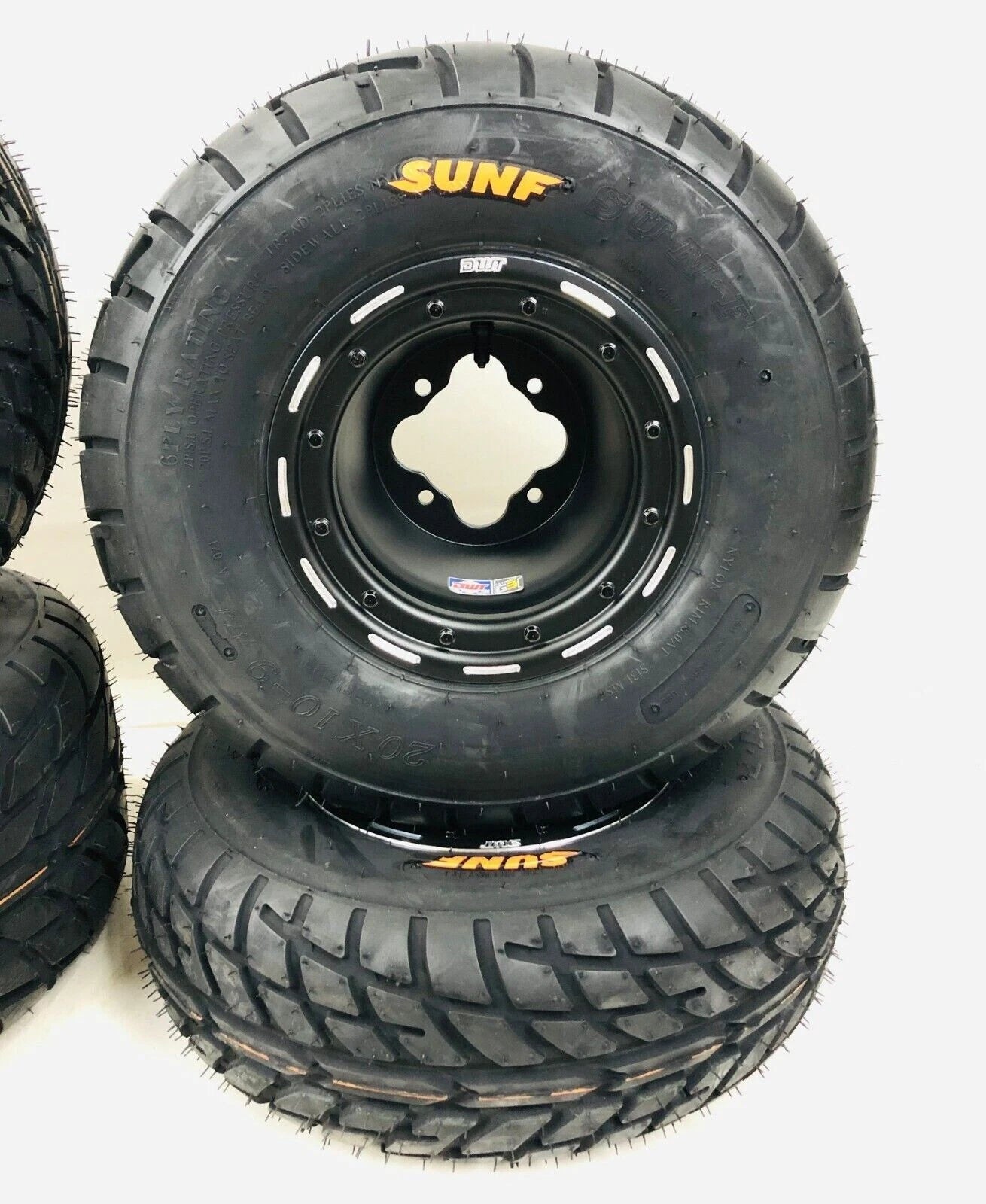 DWT G3 Beadlock Wheels & Sunf A021 Tires for Yamaha YFZ450 YFZ450R (2004–2023)