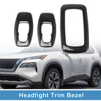 Headlight Trim Bezel for Nissan Rogue (2021–2024) ABS