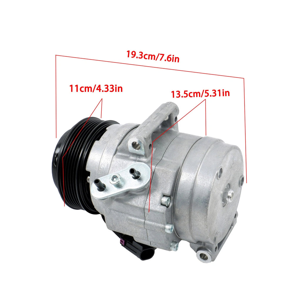 AC Compressor with Clutch for Ford Fusion, Lincoln MKZ (2006–2012)