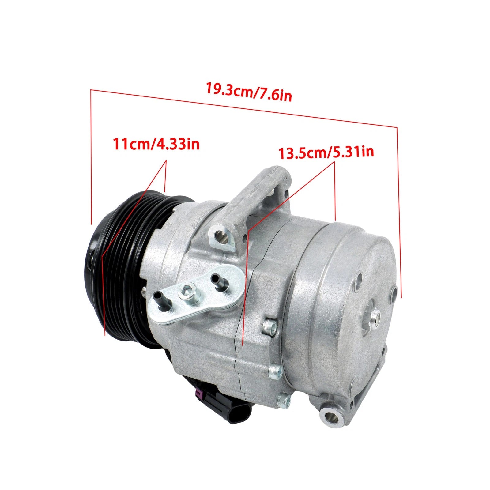 AC Compressor with Clutch for Ford Fusion, Lincoln MKZ (2006–2012)