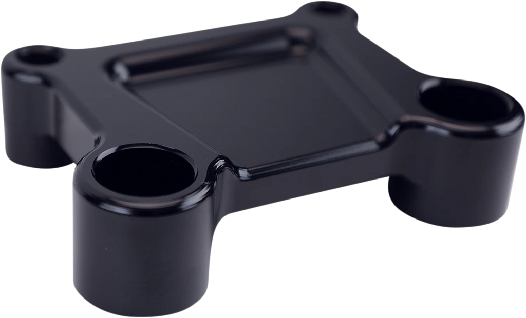 T-Bar Handlebar Adapter for Harley FLH (LA-7415-15B) - Black