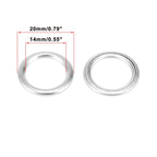 20pcs M14 Oil Drain Plug Gasket for Volkswagen Audi (N0138157)