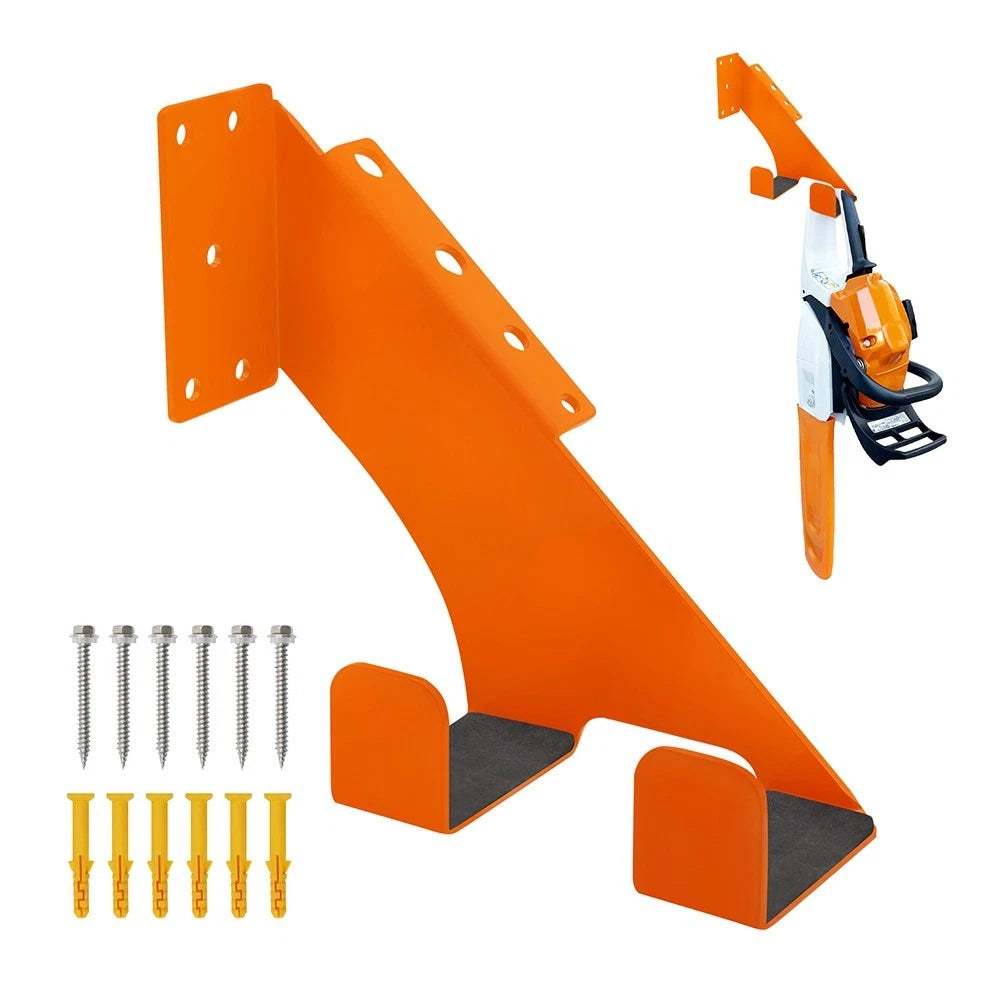 Chainsaw Hanger for Garage Storage (180LB Load, Heavy Duty Alloy Steel)