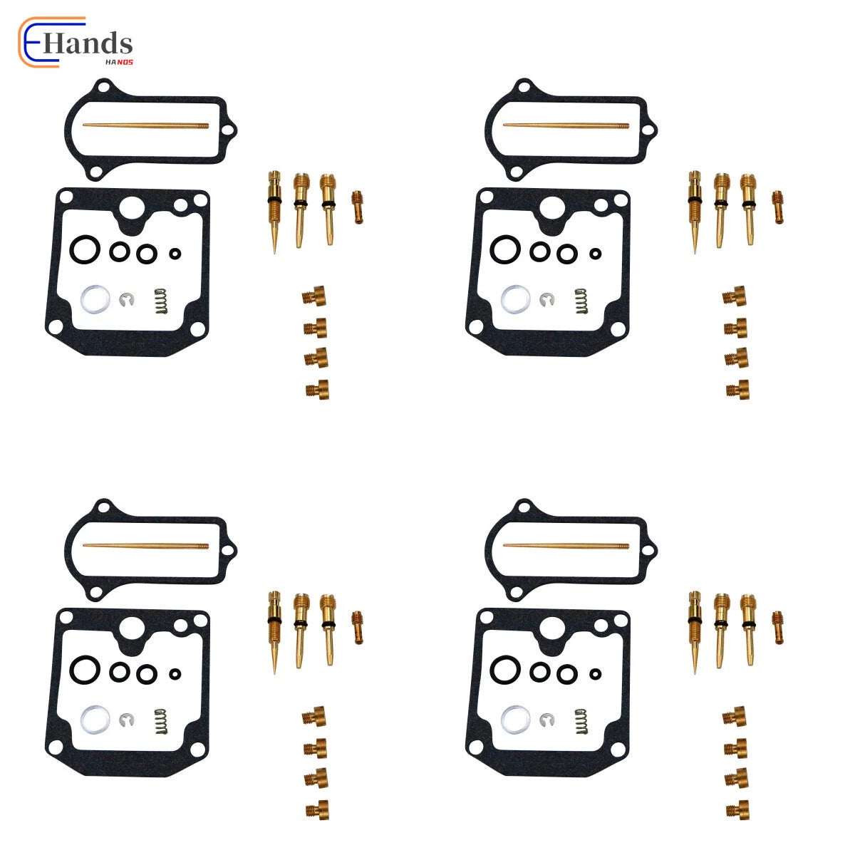 4X Carburetor Rebuild Kit for Kawasaki KZ650 (1977–1978)