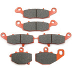Set of 2 Brake Pads FA229 FA231 FA192 for Kawasaki ER 650 ER-6n EX 650 R Ninja (2006–2016)