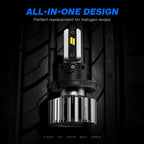 2X H13 LED Headlight Bulbs Conversion Kit for NOVSIGHT (6500K, 12000LM)