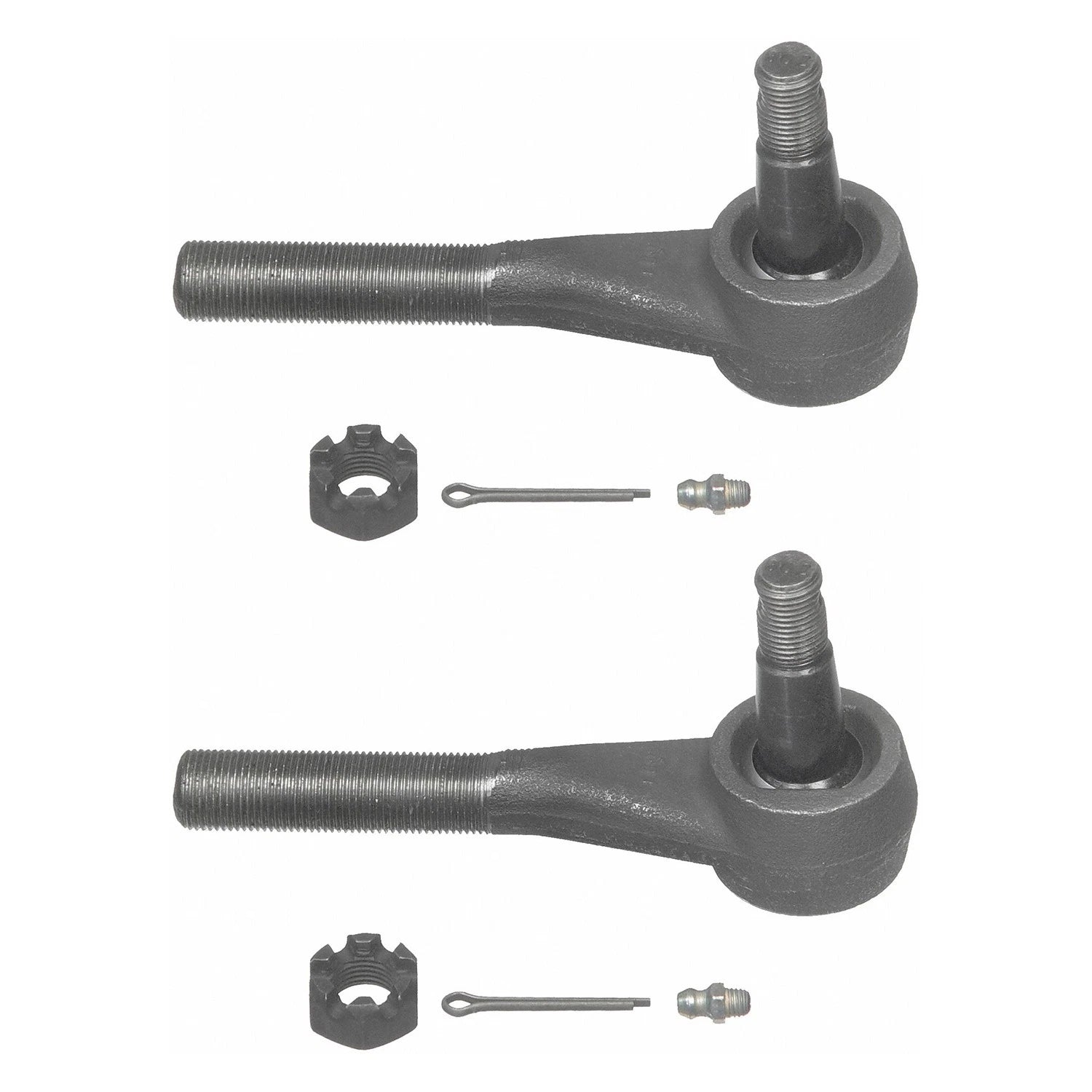 2X Moog Front Outer Steering Tie Rod End Kit for B150 B3500 D150 D350 (1990–1999)
