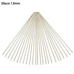 Set of 25 Brass Welding Rods for Oxyacetylene Gas (250mm)