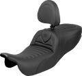 SADDLEMEN Roadsofa Seat with Backrest Tuck-n-Roll for FLRT/FLTRT (2015–2025)