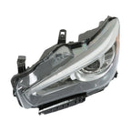 Set of 2 Chrome LED Headlight Headlamps for Infiniti Q50 (2014â2017)