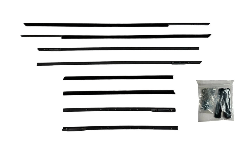 Door Window Felt Rubber Beltline Kit for 1963–1964 Chevy Impala 2DR Hardtop