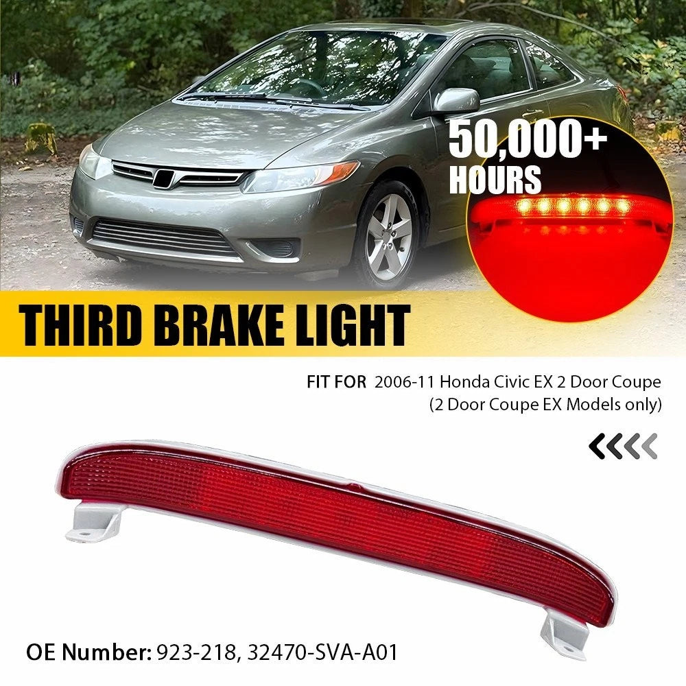 Third Brake Light for Honda Civic EX 2 Door Coupe (2006–2011) Red EXV