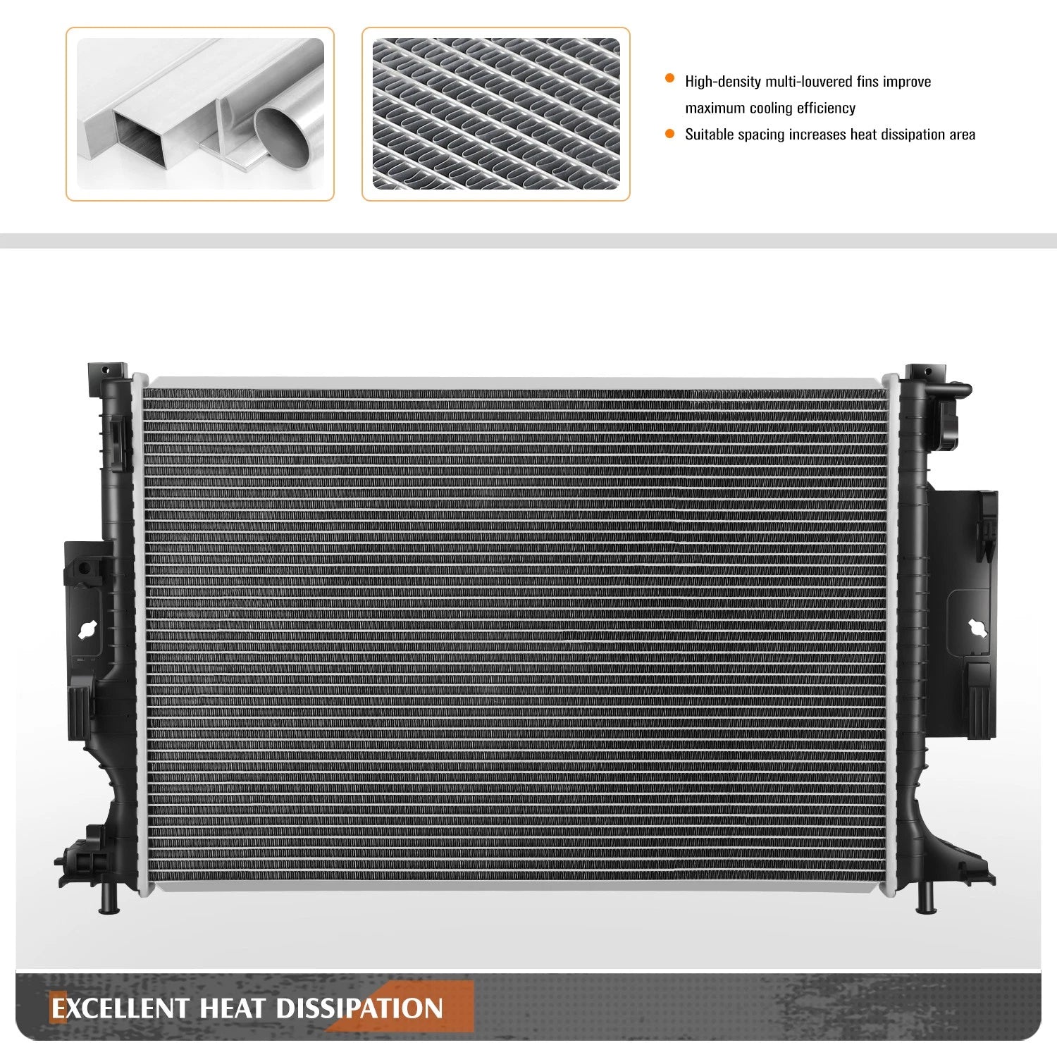 Aluminum Core Radiator DPI-13650 for Ford Escape/Lincoln MKC (2017–2019)