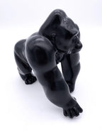 Hood Ornament Replacement Matte Black Cast Gorilla for Universal Cars (All)