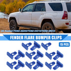 15 Pcs Fender Flare Bumper Clip for Toyota Avalon (2013–2021) No. 75392-35200