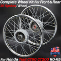 Wheel Rim & Hub Kit with 36 Spokes for Honda Trail CT90 CT200 (K0-K5)