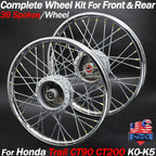 Wheel Rim & Hub Kit with 36 Spokes for Honda Trail CT90 CT200 (K0-K5)